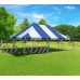 Party Tents Direct 20x30 Outdoor Wedding Canopy Event Pole Tent (Yellow)   